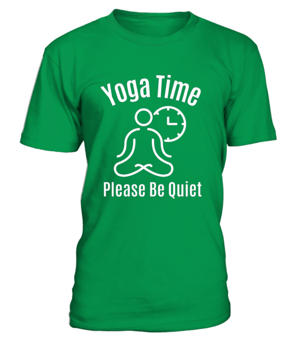 T-Shirt col rond Unisexe yoga time – Image 11