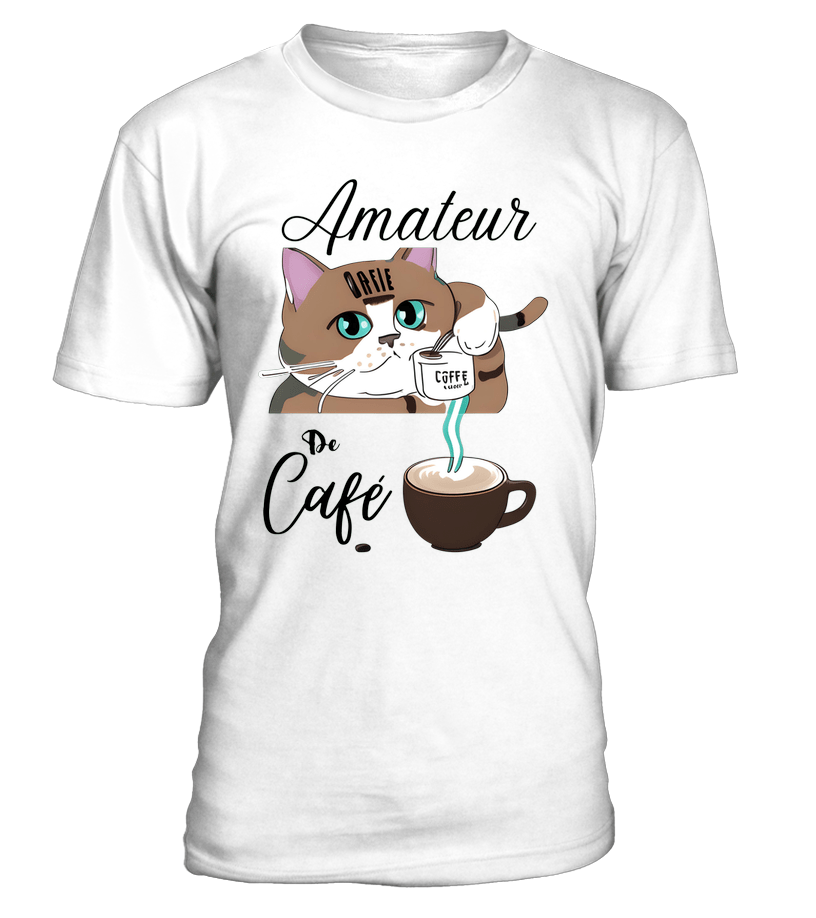 T-Shirt col rond Unisexe Amateur de café, cat drinking coffee est un t-shirt confortable et durable, idéal pour les amateurs de café et les amoureux des chats. Il est fabriqué en 100% coton de haute qualité et est disponible dans une variété de tailles et de couleurs. Caractéristiques: T-shirt col rond unisexe Fabriqué en 100% coton de haute qualité Disponible dans une variété de tailles et de couleurs Design original et amusant Idéal pour les amateurs de café et les amoureux des chats