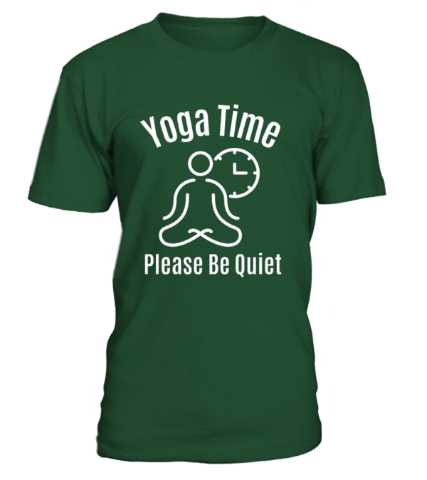T-Shirt col rond Unisexe yoga time – Image 15