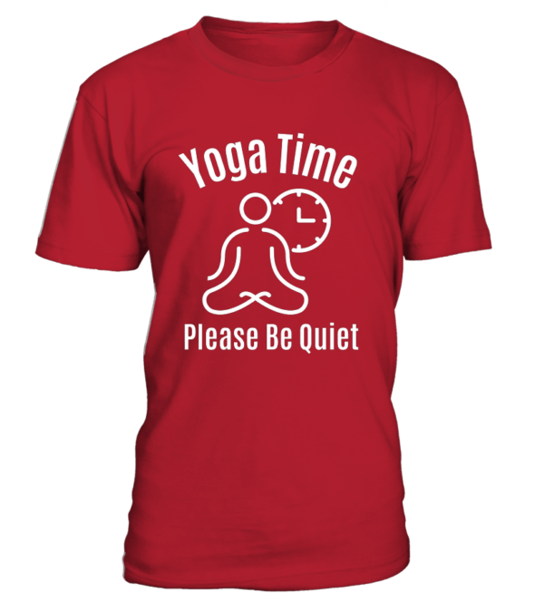 T-Shirt col rond Unisexe yoga time – Image 21