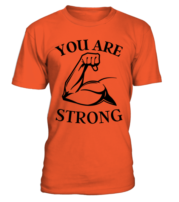 T-Shirt col rond Unisexe You are strong – Image 11