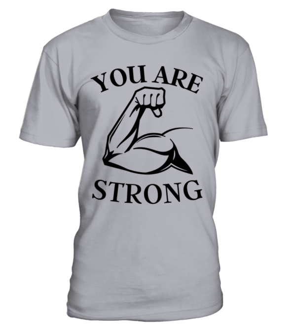T-Shirt col rond Unisexe You are strong – Image 13