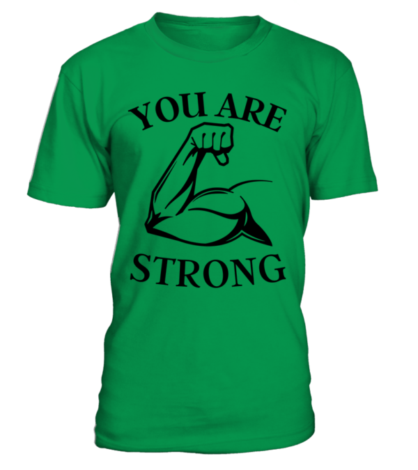 T-Shirt col rond Unisexe You are strong – Image 15