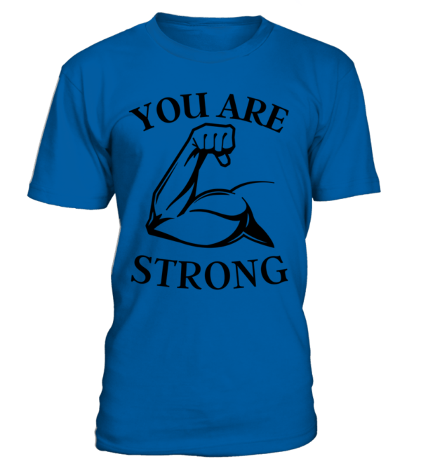 T-Shirt col rond Unisexe You are strong – Image 21