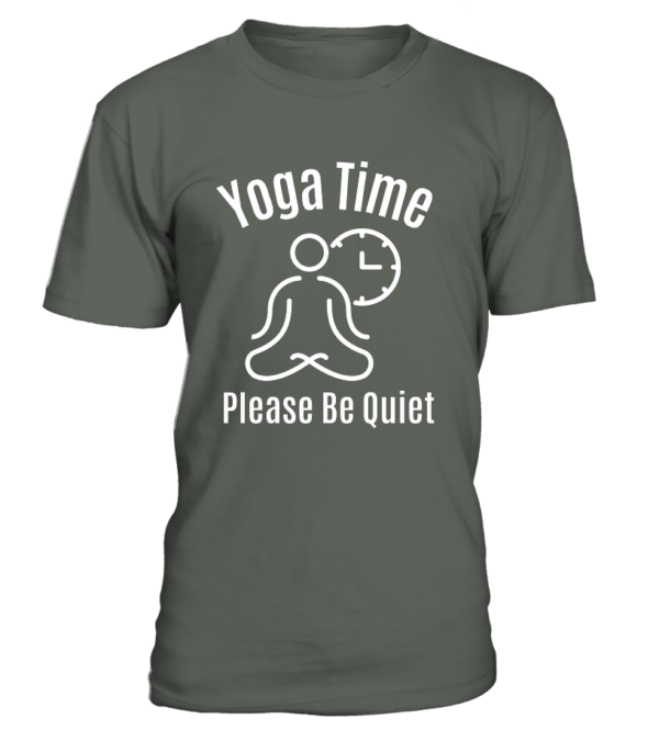 T-Shirt col rond Unisexe yoga time