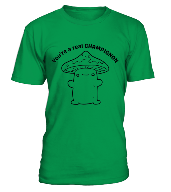 T-Shirt col rond Unisexe You're a real champignon – Image 11