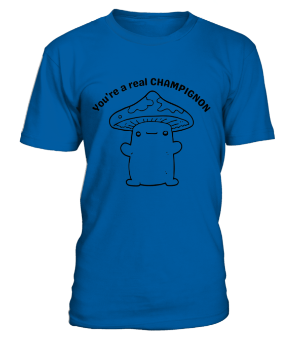 T-Shirt col rond Unisexe You're a real champignon – Image 18