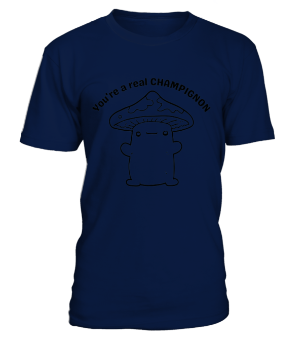 T-Shirt col rond Unisexe You're a real champignon – Image 20