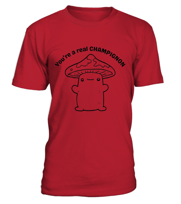 T-Shirt col rond Unisexe You're a real champignon – Image 22