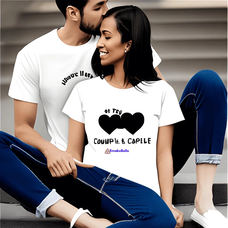 Si vous et votre partenaire partagez des passe-temps ou des intérêts communs, pourquoi ne pas les intégrer dans vos t-shirts de couple personnalisés ? couple, idée cadeau couple, t-shirt couple