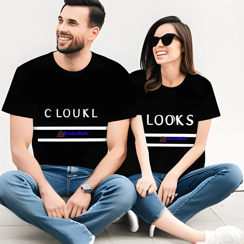 t-shirt personnalisé couple, t-shirt couple, idée cadeau personnalisé couple, cadeau couple