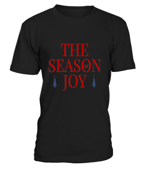 T-Shirt col rond Unisexe The season of joy : Le T-Shirt parfait pour les fêtes de fin d'année. Fabriqué en coton biologique de haute qualité et disponible dans une variété de tailles et de couleurs. Commandez le vôtre dès aujourd'hui !