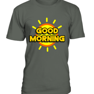 T-Shirt col rond Unisexe good morning