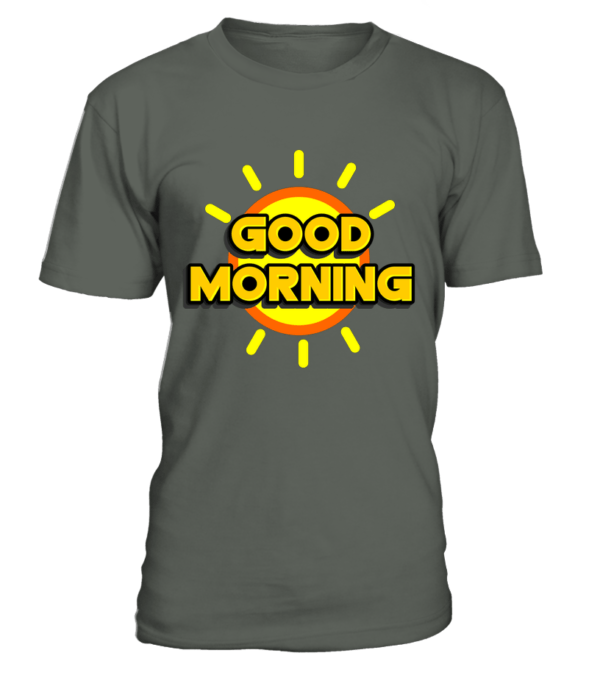 T-Shirt col rond Unisexe good morning