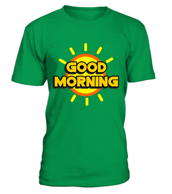 T-Shirt col rond Unisexe good morning – Image 11