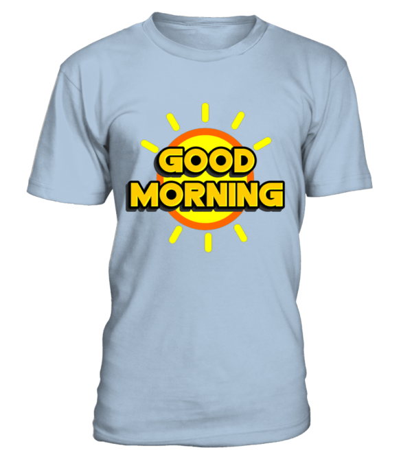 T-Shirt col rond Unisexe good morning – Image 13