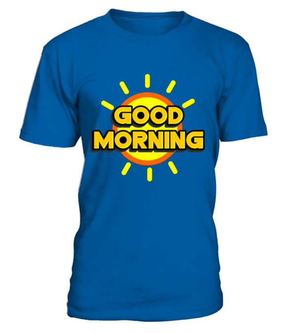 T-Shirt col rond Unisexe good morning – Image 15