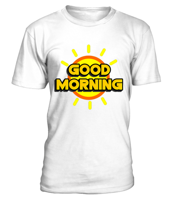 T-Shirt col rond Unisexe good morning – Image 19