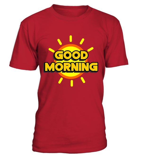 T-Shirt col rond Unisexe good morning – Image 21