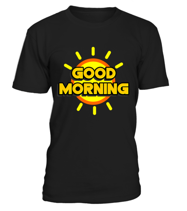 T-Shirt col rond Unisexe good morning – Image 23