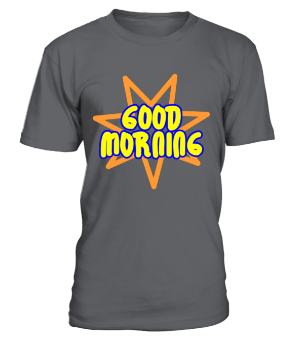 T-Shirt col rond Unisexe Good morning, new day – Image 3