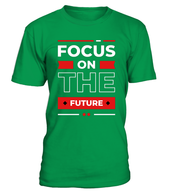 T-Shirt col rond Unisexe focus on the future – Image 9