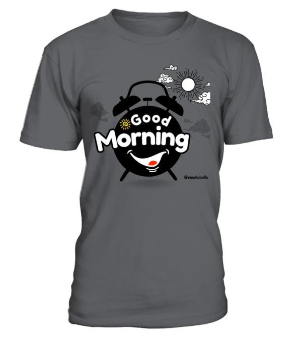 T-Shirt col rond Unisexe Good Morning – Image 3