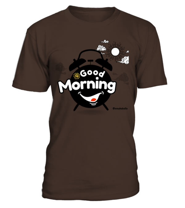 T-Shirt col rond Unisexe Good Morning – Image 7