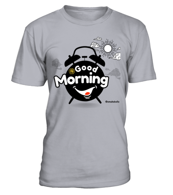 T-Shirt col rond Unisexe Good Morning – Image 9