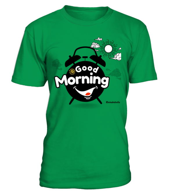 T-Shirt col rond Unisexe Good Morning – Image 11