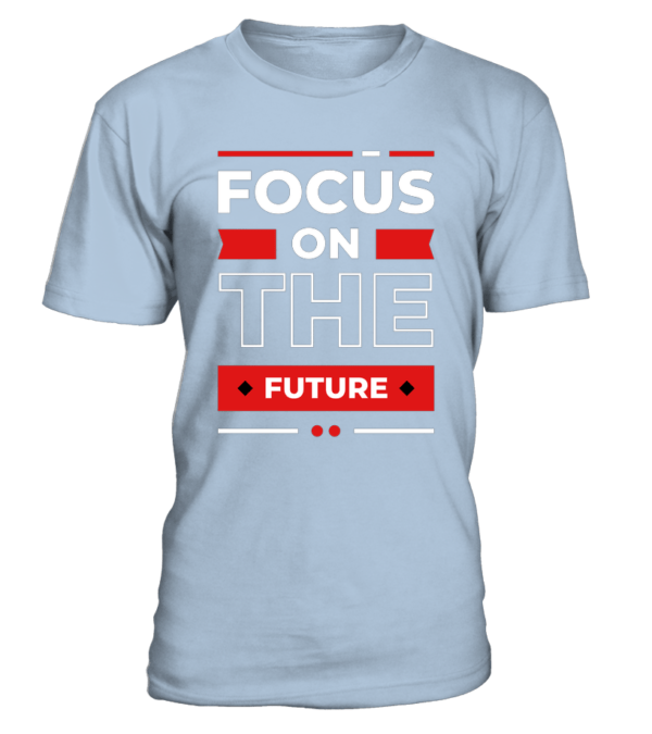 T-Shirt col rond Unisexe focus on the future – Image 11