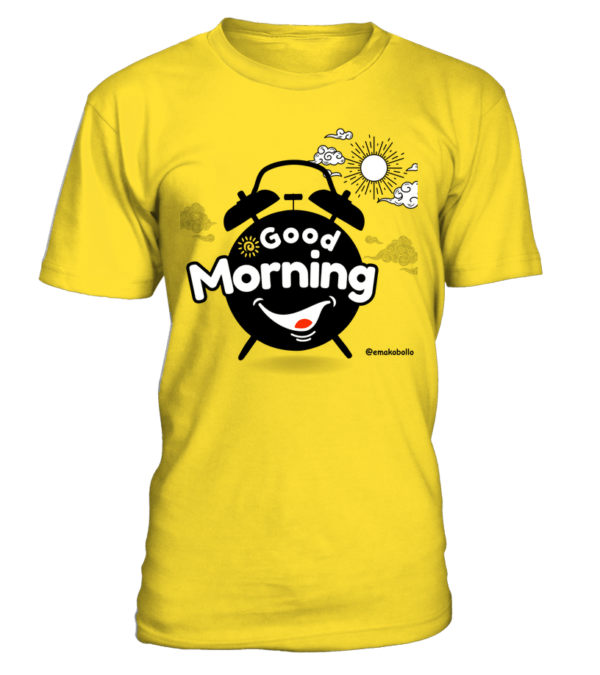 T-Shirt col rond Unisexe Good Morning