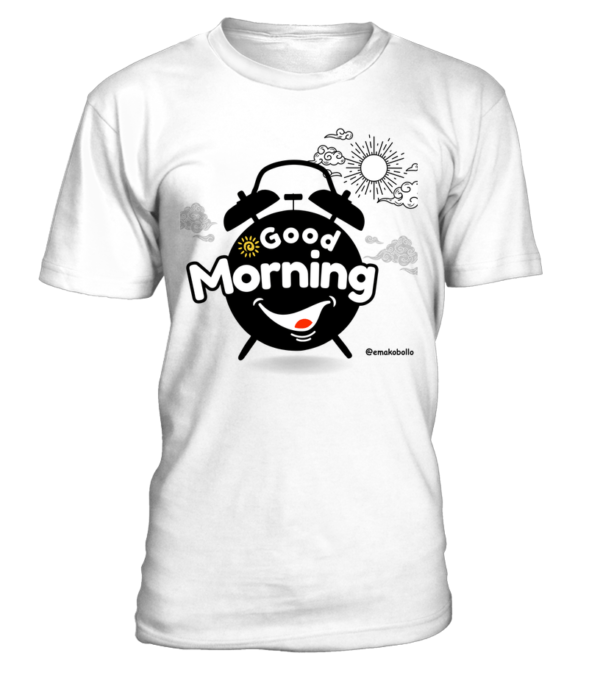 T-Shirt col rond Unisexe Good Morning