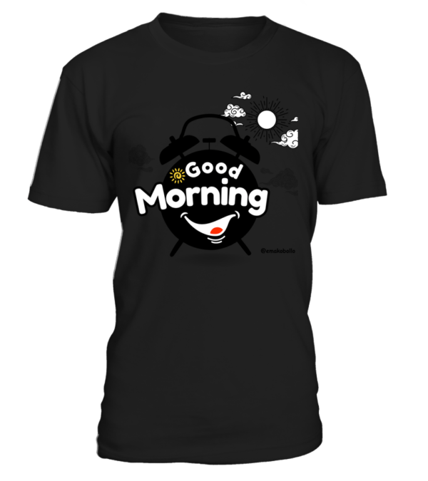 T-Shirt col rond Unisexe Good Morning