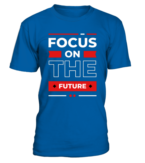 T-Shirt col rond Unisexe focus on the future – Image 13