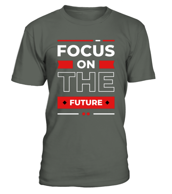 T-Shirt col rond Unisexe focus on the future