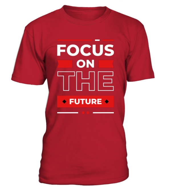 T-Shirt col rond Unisexe focus on the future – Image 17