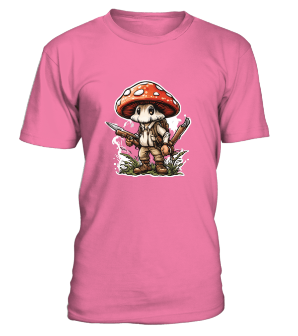 T-Shirt col rond Unisexe mushroom hunting, fungi – Image 7