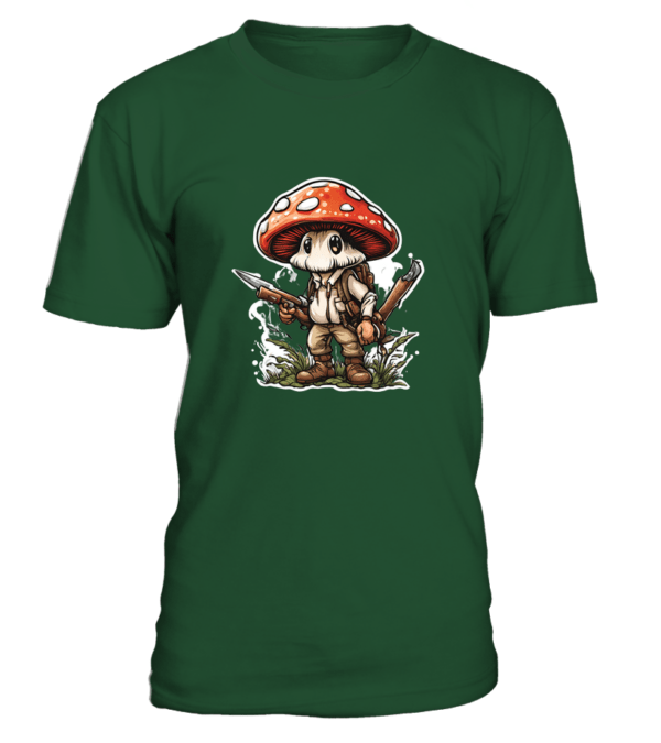 T-Shirt col rond Unisexe mushroom hunting, fungi – Image 17