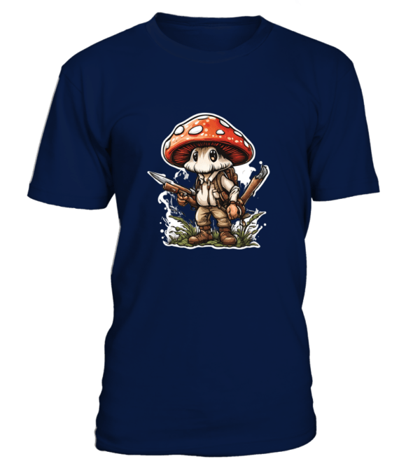 T-Shirt col rond Unisexe mushroom hunting, fungi – Image 21