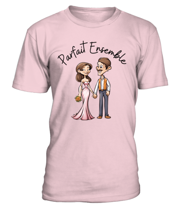 T-Shirt col rond Unisexe Parfait ensemble – Image 3