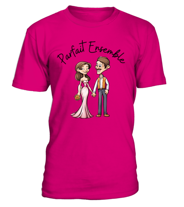 T-Shirt col rond Unisexe Parfait ensemble – Image 7