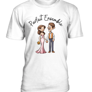 T-Shirt col rond Unisexe Parfait ensemble