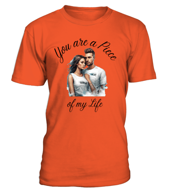 T-Shirt col rond Unisexe You are a Piece of my Life – Image 9