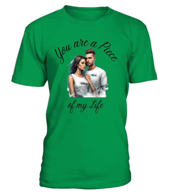 T-Shirt col rond Unisexe You are a Piece of my Life – Image 13