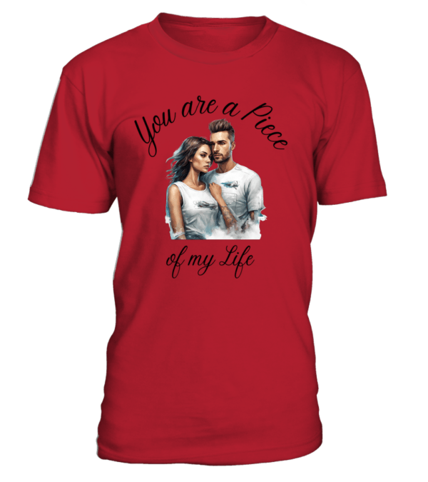 T-Shirt col rond Unisexe You are a Piece of my Life – Image 23