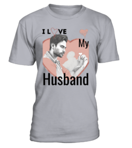 T-Shirt col rond Unisexe I love my husband