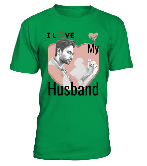 T-Shirt col rond Unisexe I love my husband