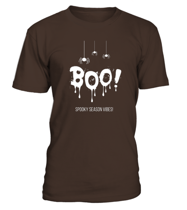 En plus de ces avantages, le T-Shirt col rond Unisexe Boo Spooky Season Vibes est également un excellent moyen de montrer votre esprit d'Halloween. Que vous le portiez à une fête, à un événement effrayant ou simplement pour montrer votre amour pour la saison d'Halloween, ce t-shirt est sûr de faire tourner les têtes.