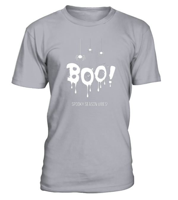 T-Shirt col rond Unisexe Boo Spooky Season Vibes – Image 9